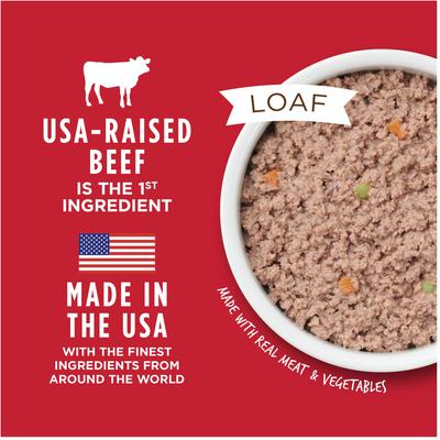 Show full view: Instinct Original Adult Grain-Free Real Beef Recipe Wet Dog Food, 13.2-oz can, bundle of 18  slide 4 of 12