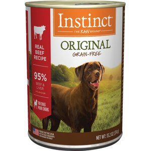 Instinct Original Adult Grain-Free Real Rabbit Recipe Wet Dog Food, 13.2 oz. Cans (Case of 6)