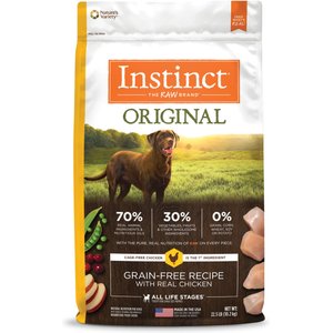 Instinct Original Adult Grain-Free Real Chicken Recipe Dry Dog Food, 22.5-lb bag