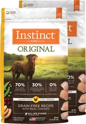 Instinct Original Adult Grain-Free Real Chicken Recipe Dry Dog Food, 45-lb bundle