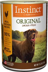 Instinct Original Adult Grain-Free Real Chicken Recipe Wet Dog Food, 13.2-oz can, case of 6