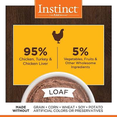 Show full view: Instinct Original Adult Grain-Free Real Chicken Recipe Wet Dog Food, 13.2-oz can, case of 6 slide 6 of 12
