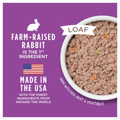 Show full view: Instinct Original Adult Grain-Free Real Rabbit Recipe Wet Dog Food, 13.2-oz can, case of 6 slide 4 of 12