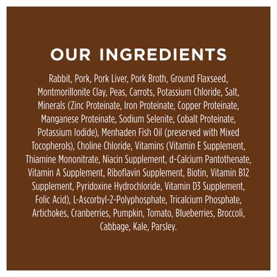 Show full view: Instinct Original Adult Grain-Free Real Rabbit Recipe Wet Dog Food, 13.2-oz can, case of 6 slide 7 of 12