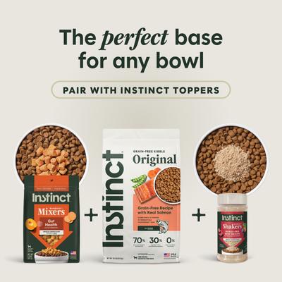 Show full view: Instinct Original Adult Grain-Free Real Salmon Recipe Dry Dog Food, 20-lb bag slide 7 of 12