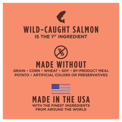 Show full view: Instinct Original Adult Grain-Free Real Salmon Recipe Dry Dog Food, 20-lb bag slide 5 of 12