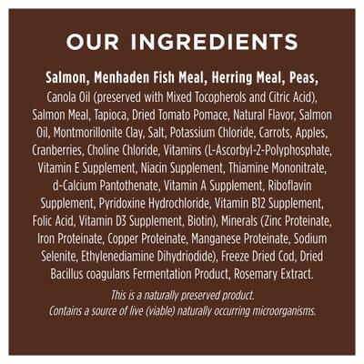 Show full view: Instinct Original Adult Grain-Free Real Salmon Recipe Dry Dog Food, 20-lb bag slide 6 of 12