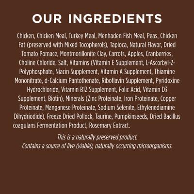 Show full view: Instinct Original Grain-Free Recipe with Real Chicken Freeze-Dried Raw Coated Dry Food + Pate Real Chicken Recipe Wet Canned Cat Food slide 7 of 10