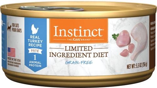 Show full view: Instinct Original Pate Real Chicken Recipe + Limited Ingredient Diet Pate Real Turkey Recipe Natural Wet Canned Cat Food slide 6 of 9