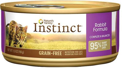 Show full view: Instinct Original Pate Real Chicken Recipe + Real Rabbit Recipe Wet Canned Cat Food slide 6 of 9