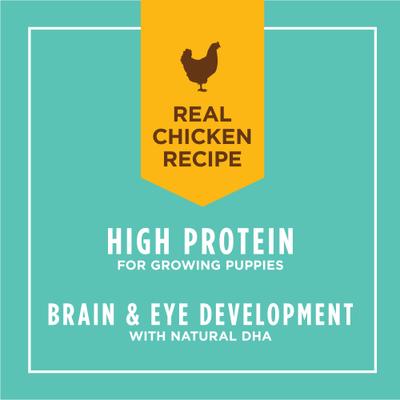 Show full view: Instinct Original Puppy Grain-Free Real Chicken Recipe Wet Dog Food, 13.2-oz can, case of 6 slide 4 of 12