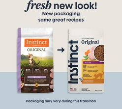 Instinct Original Real Chicken Recipe Grain-Free Kitten Dry Cat Food, 4.5-lb bag slide 2 of 9