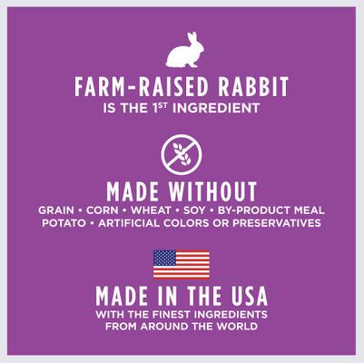 Show full view: Instinct Original Real Rabbit Recipe Grain-Free Dry Cat Food, 10-lb bag slide 6 of 13