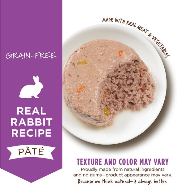 INSTINCT Original Real Rabbit Recipe Grain-Free Pate Wet Cat Food, 3-oz ...