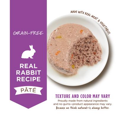 Show full view: Instinct Original Real Rabbit Recipe Grain-Free Pate Wet Cat Food, 5.5-oz can, case of 12 slide 3 of 13