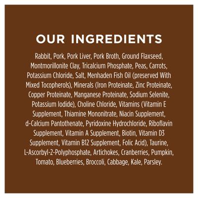 Show full view: Instinct Original Real Rabbit Recipe Grain-Free Pate Wet Cat Food, 5.5-oz can, case of 12 slide 7 of 13