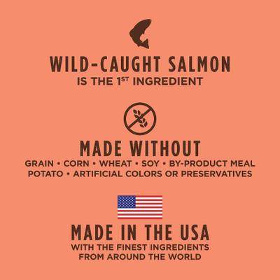 Show full view: Instinct Original Real Salmon Recipe Grain-Free Dry Cat Food, 20-lb bundle  slide 6 of 13