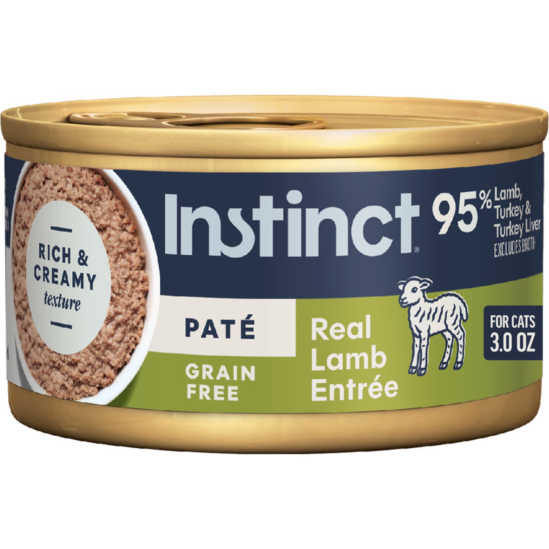 Nature's Variety Instinct Grain-Free Lamb Formula Canned Cat Food
