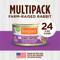 Show in main carousel: Instinct Rabbit Entree Grain-Free Flaked Wet Cat Food, 3-oz can, case of 24 slide 6 of 10