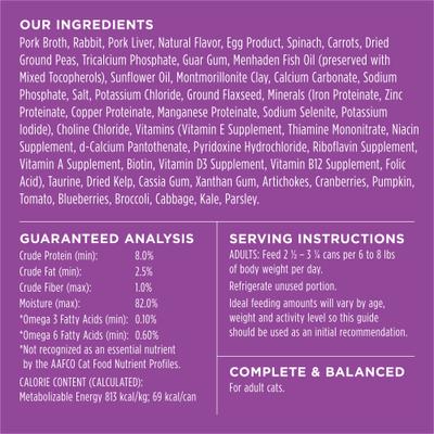 Show full view: Instinct Rabbit Entree Grain-Free Flaked Wet Cat Food, 3-oz can, case of 24 slide 7 of 10