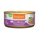 Instinct Rabbit Entree Grain-Free Flaked Wet Cat Food, 5.5-oz can, case of 12