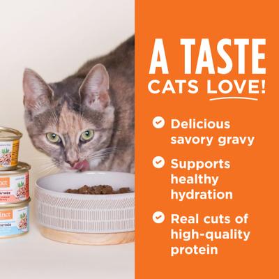Show full view: Instinct Rabbit Entree Grain-Free Flaked Wet Cat Food, 5.5-oz can, case of 12 slide 4 of 10