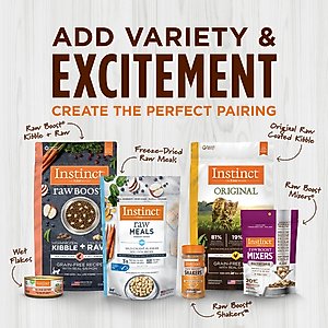 Instinct Rabbit Entree Grain-Free Flaked Wet Cat Food, 5.5-oz can, case of 12