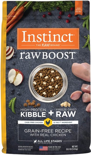 Instinct Raw Boost Adult Grain-Free Real Chicken Recipe Dry Dog Food