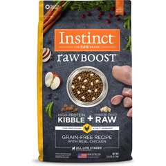 Instinct Raw Boost Adult Grain-Free Real Chicken Recipe Dry Dog Food, 21-lb bag