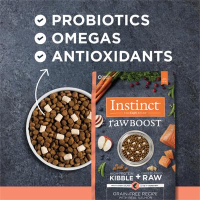 Instinct Raw Boost Adult Grain-Free Real Salmon Recipe Dry Dog Food