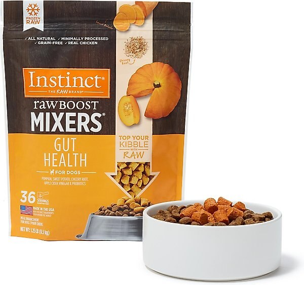 Instinct® Raw Boost Frozen Mixers® Gut Health Recipe for Dogs Instinct® Raw Boost Frozen Mixers® Gut Health Recipe for Dogs
