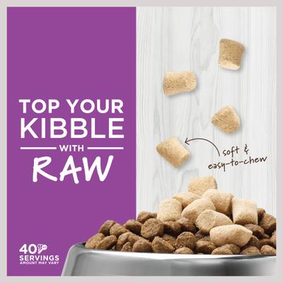 Show full view: Instinct Raw Boost Mixers Grain-Free Rabbit Recipe Freeze-Dried Cat Food Topper, 6-oz bag slide 3 of 13