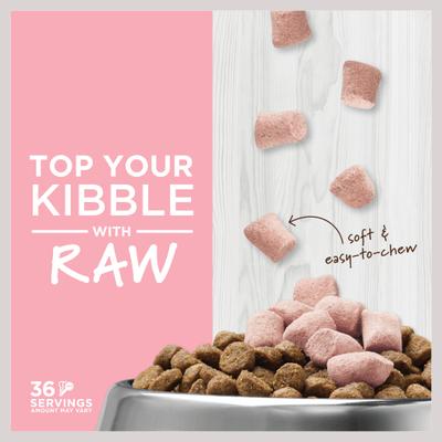 Show full view: Instinct Raw Boost Mixers Grain-Free Skin & Coat Health Recipe Freeze-Dried Cat Food Topper, 5.5-oz bag slide 3 of 13