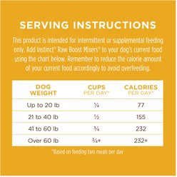 Instinct Raw Boost Mixers Mobility Support Recipe Grain-Free Freeze-Dried Dog Food Topper, 11-oz bundle slide 2 of 9