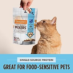Instinct Raw Boost Mixers Wild Caught Alaskan Pollock Recipe High-Protein Grain-Free Freeze-Dried Cat Food Topper, 5-oz bag slide 2 of 9