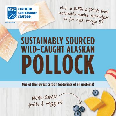 Show full view: Instinct Raw Boost Mixers Wild Caught Alaskan Pollock Recipe High-Protein Grain-Free Freeze-Dried Cat Food Topper, 5-oz bag slide 5 of 11