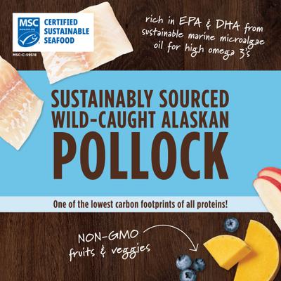Show full view: Instinct Raw Boost Mixers Wild Caught Alaskan Pollock Recipe High-Protein Grain-Free Freeze-Dried Dog Food Topper, 12.5-oz bag slide 4 of 11