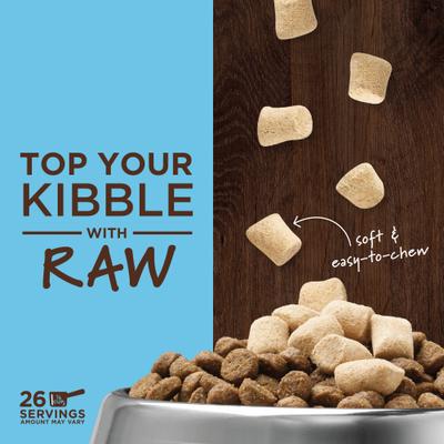 Show full view: Instinct Raw Boost Mixers Wild Caught Alaskan Pollock Recipe High-Protein Grain-Free Freeze-Dried Dog Food Topper, 5-oz bag slide 3 of 11