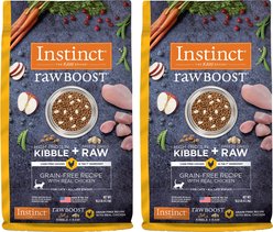 Instinct Raw Boost Real Chicken Recipe Grain-Free Dry Cat Food, 20-lb bundle 
