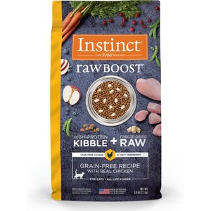 Instinct Raw Boost Real Chicken Recipe Grain-Free Dry Cat Food, 5-lb bag
