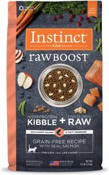 Instinct Raw Boost Real Salmon Recipe Grain-Free Dry Cat Food, 4.5-lb bag