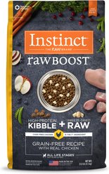 Instinct Raw Boost Recipe with Real Chicken & Freeze-Dried Raw Pieces Dry Food + Freeze-Dried Raw Boost Mixers Gut Health Recipe Dog Food Topper slide 2 of 9