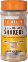 Instinct Raw Boost Shakers Cage-Free Chicken Recipe High-Protein Grain-Free Freeze-Dried Cat Food Topper, 5.5-oz bottle