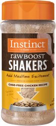 Instinct Raw Boost Shakers Cage-Free Chicken Recipe High-Protein Grain-Free Freeze-Dried Dog Food Topper, 5.5-oz bottle