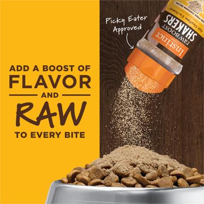 Show full view: Instinct Raw Boost Shakers Cage-Free Chicken Recipe High-Protein Grain-Free Freeze-Dried Dog Food Topper, 5.5-oz bottle slide 3 of 11