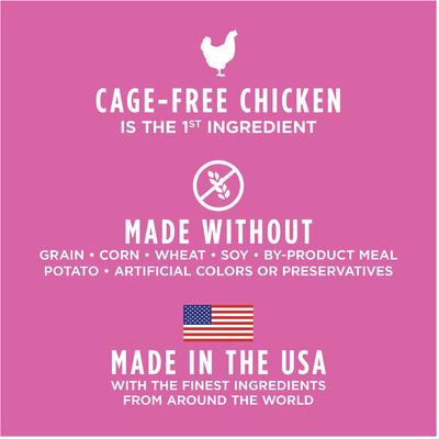 Show full view: Instinct Raw Boost Small Breed Adult Grain-Free Real Chicken Recipe Dry Dog Food, 4-lb bag slide 5 of 12