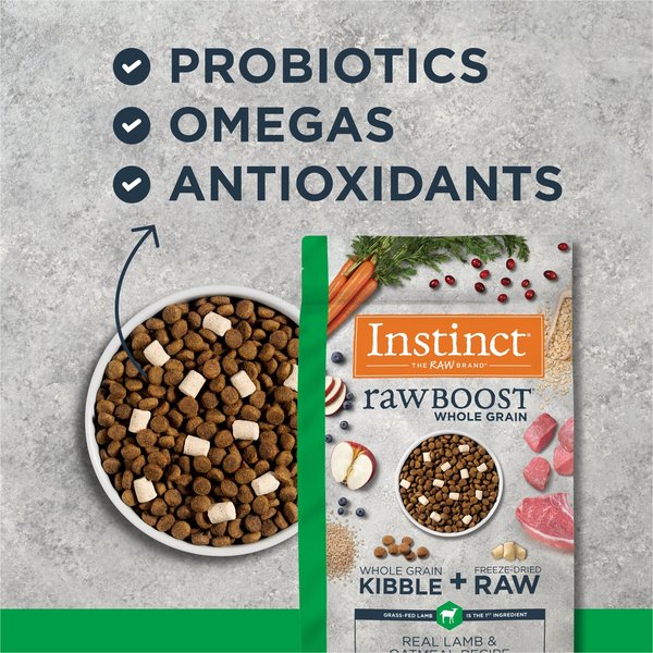 Instinct Raw Boost Whole Grain Real Lamb & Oatmeal Recipe Dry Dog Food