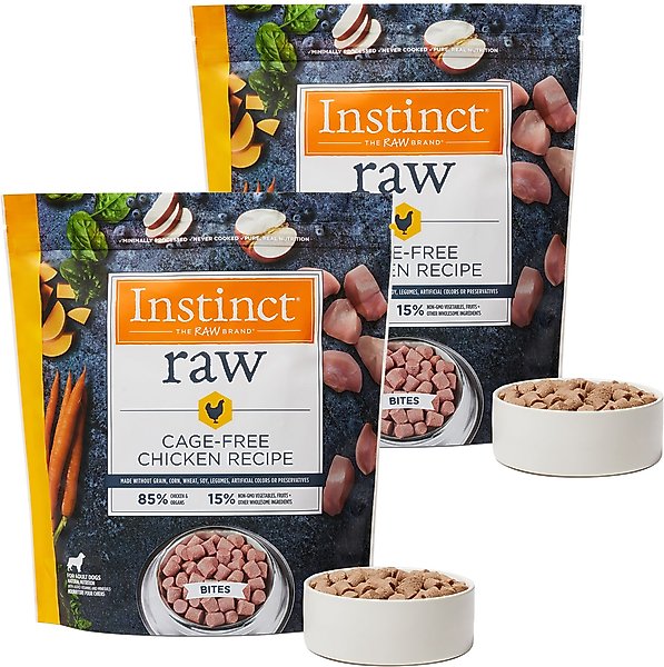 Instinct 85/15 Raw Cage Free Chicken Recipe for Dogs Patties
