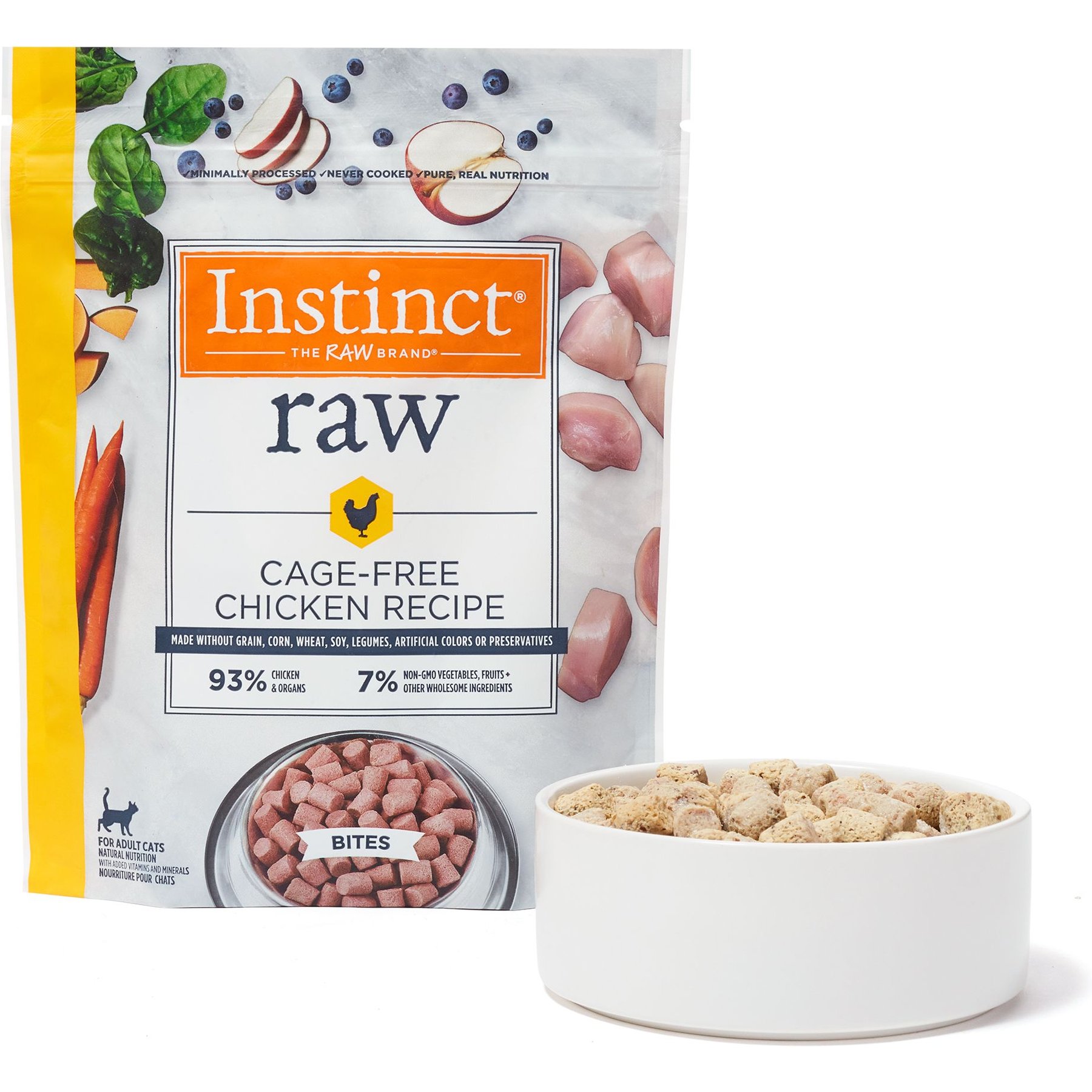 Nature's Variety Instinct Raw Frozen Chicken Bites Cat Food Nature's Variety Instinct Raw Frozen Chicken Bites Cat Food