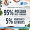 Show in main carousel: Instinct Raw Meals Grain-Free Wild Caught Alaskan Pollock Recipe Freeze-Dried Cat Food, 24-oz bag slide 5 of 9